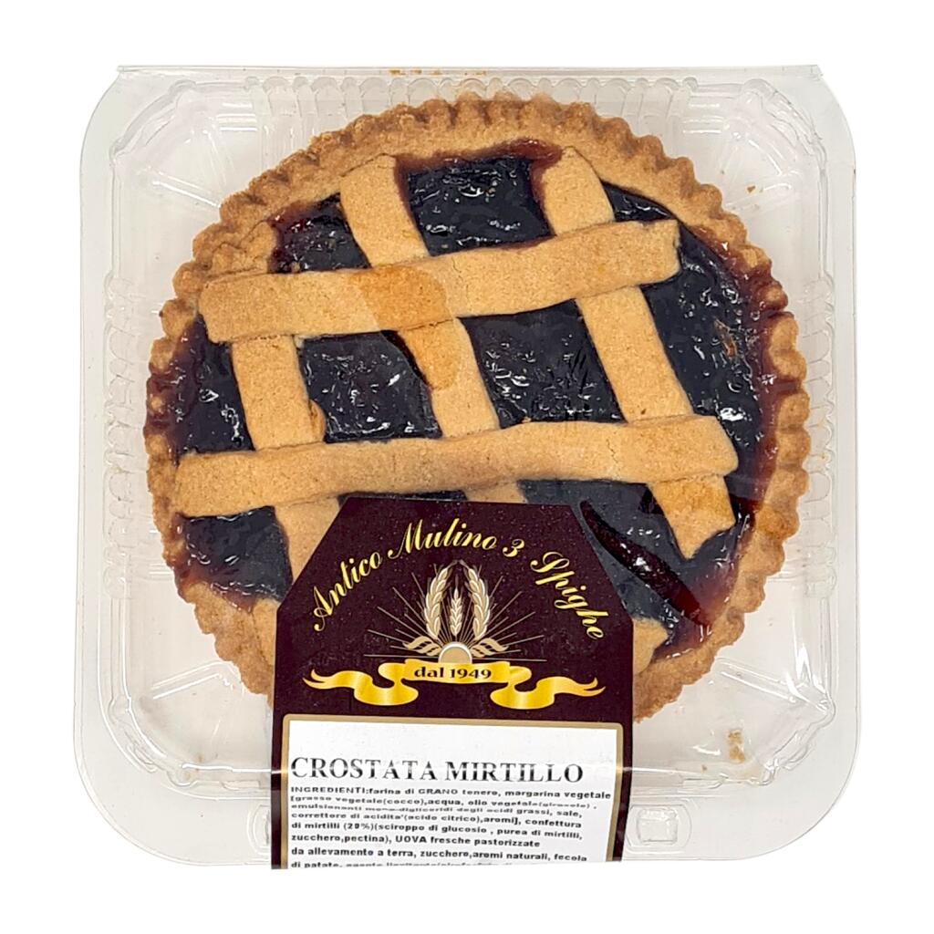 Crostata artigianale mirtillo 380g Antico Mulino 3 Spighe