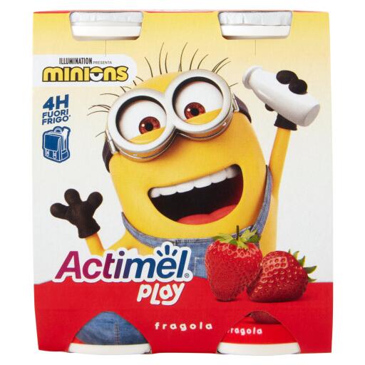 Actimel play boys 4x100g fragola Danone