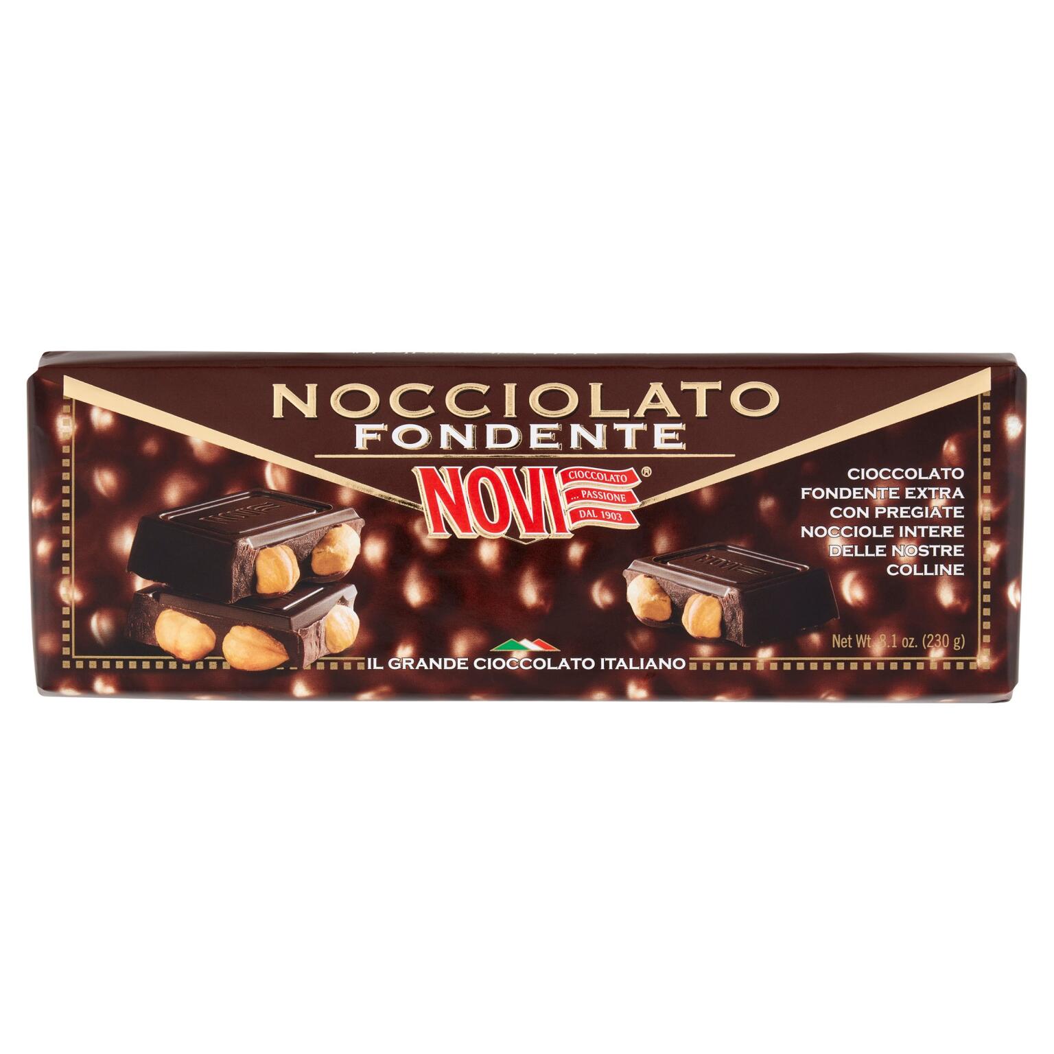 Nocciolato fondente 230g Novi