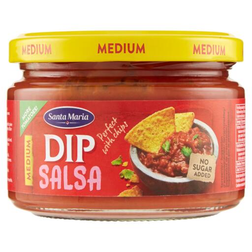 Salsa dip Medium al pomodoro x tortillas 250g Santa Maria
