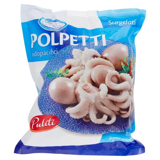 Polipetti puliti IQF 400g Oggi Pesce