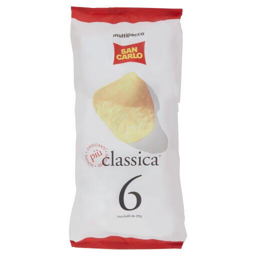 Patatina multipack classica 6x25g San Carlo