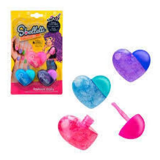 Smalti a forma di cuore in conf. da 3pz Sbelletti