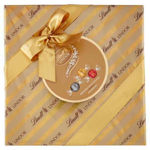 Cioccolatini Lindor scatola incartata assortita 287g Lindt