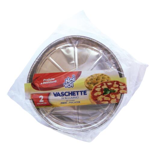 2 contenitori senza coperchio per pizza Noi&Voi