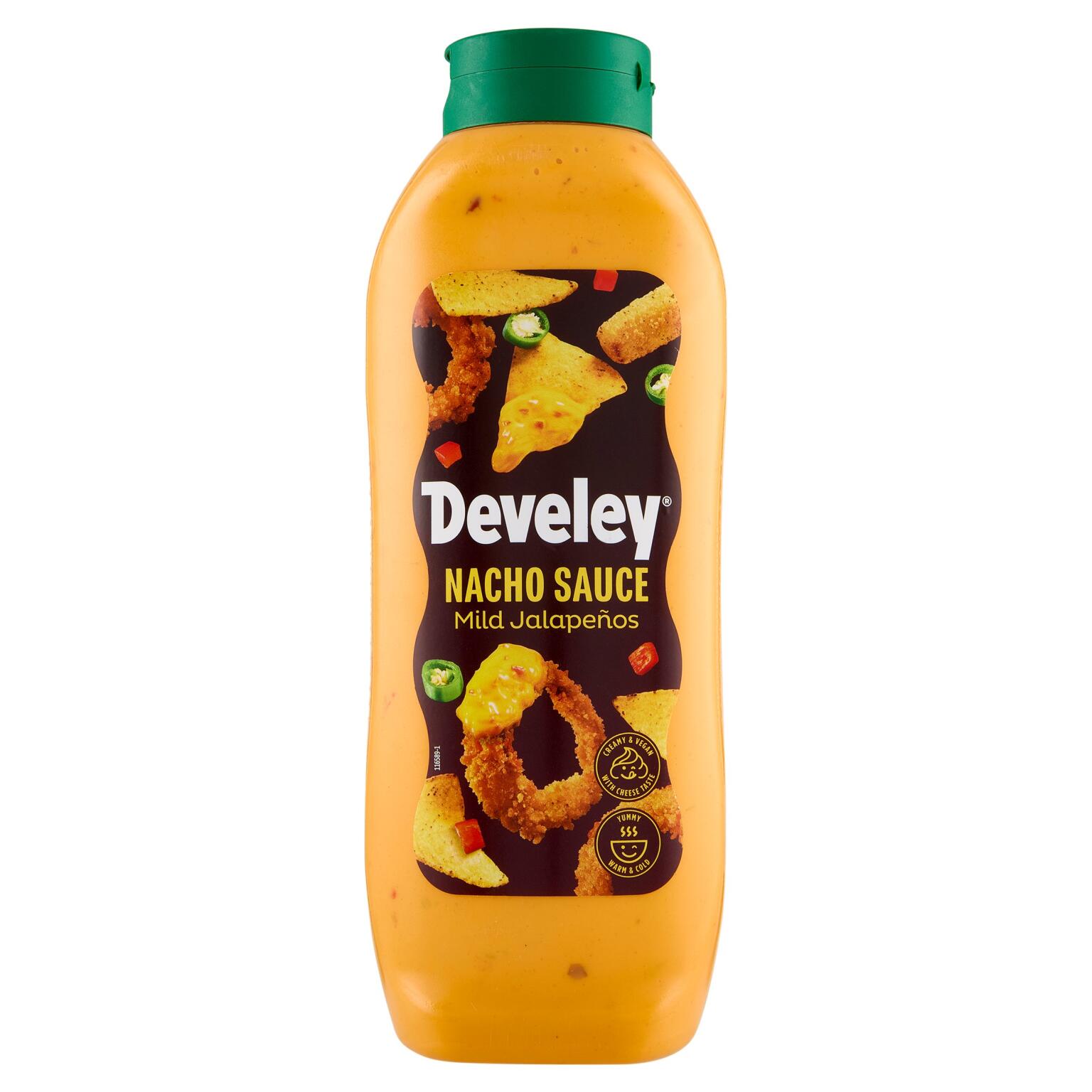 Salsa Nacho(salsa vegana al gusto formaggio) Squeeze 875ml Develey