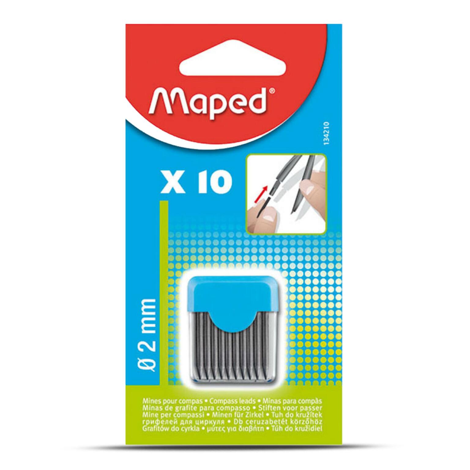Mine per compasso da 2mm 10pezzi