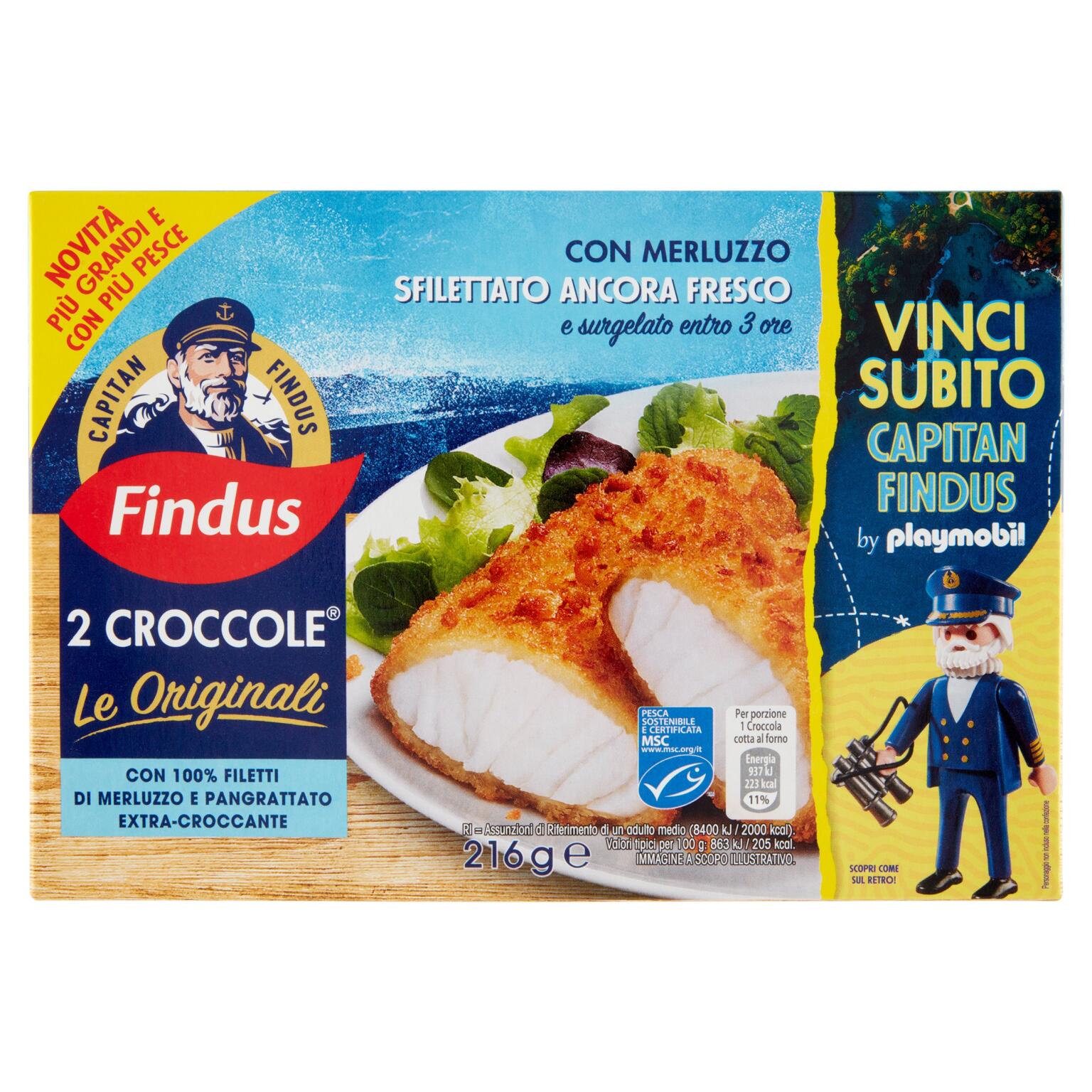 Croccole 2pezzi 216g Findus