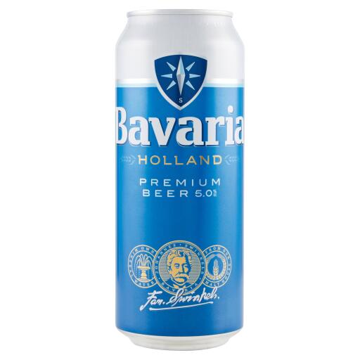 Birra premium 5° 50cl lattina Bavaria