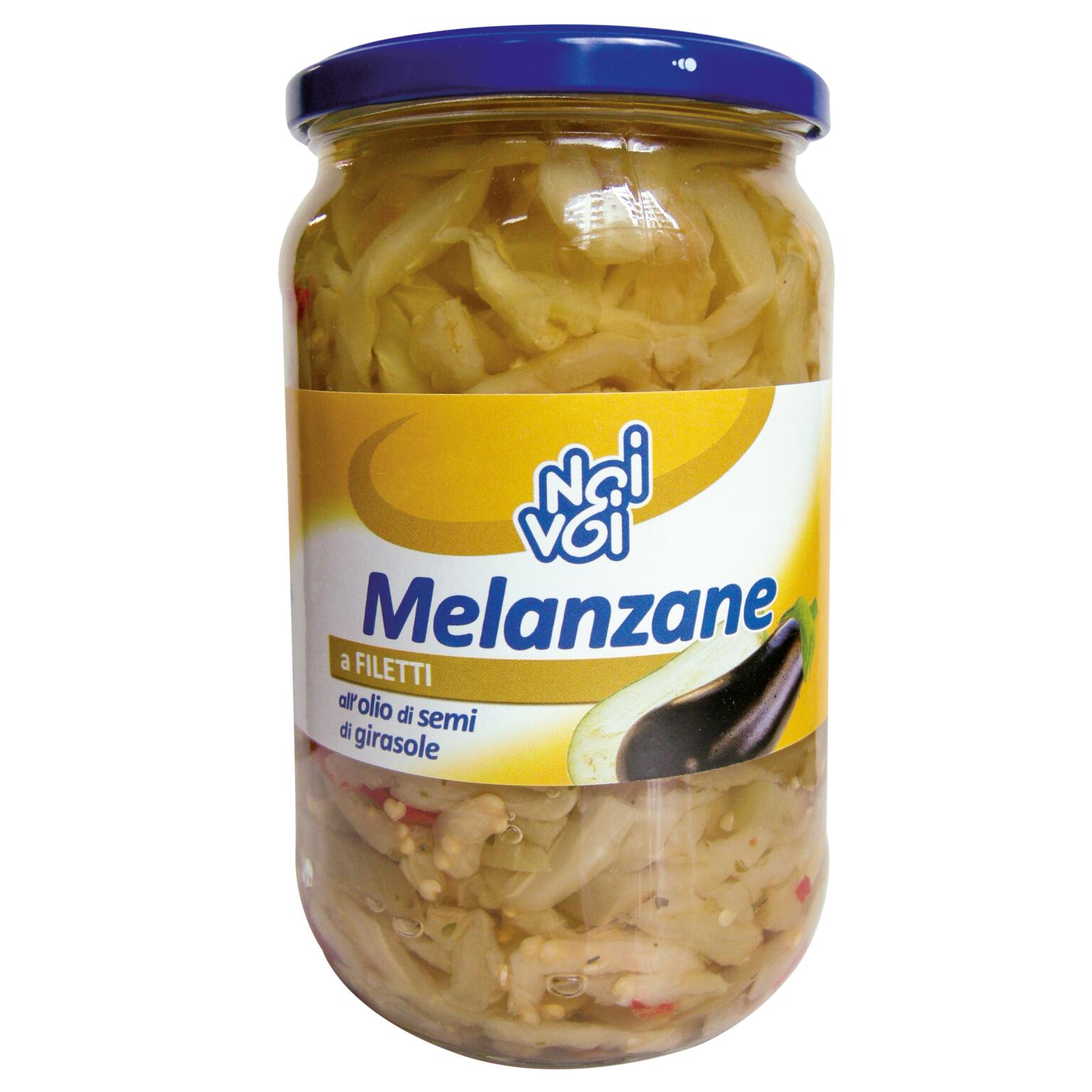 Filetti di melanzane 535g in olio di girasole Noi&Voi