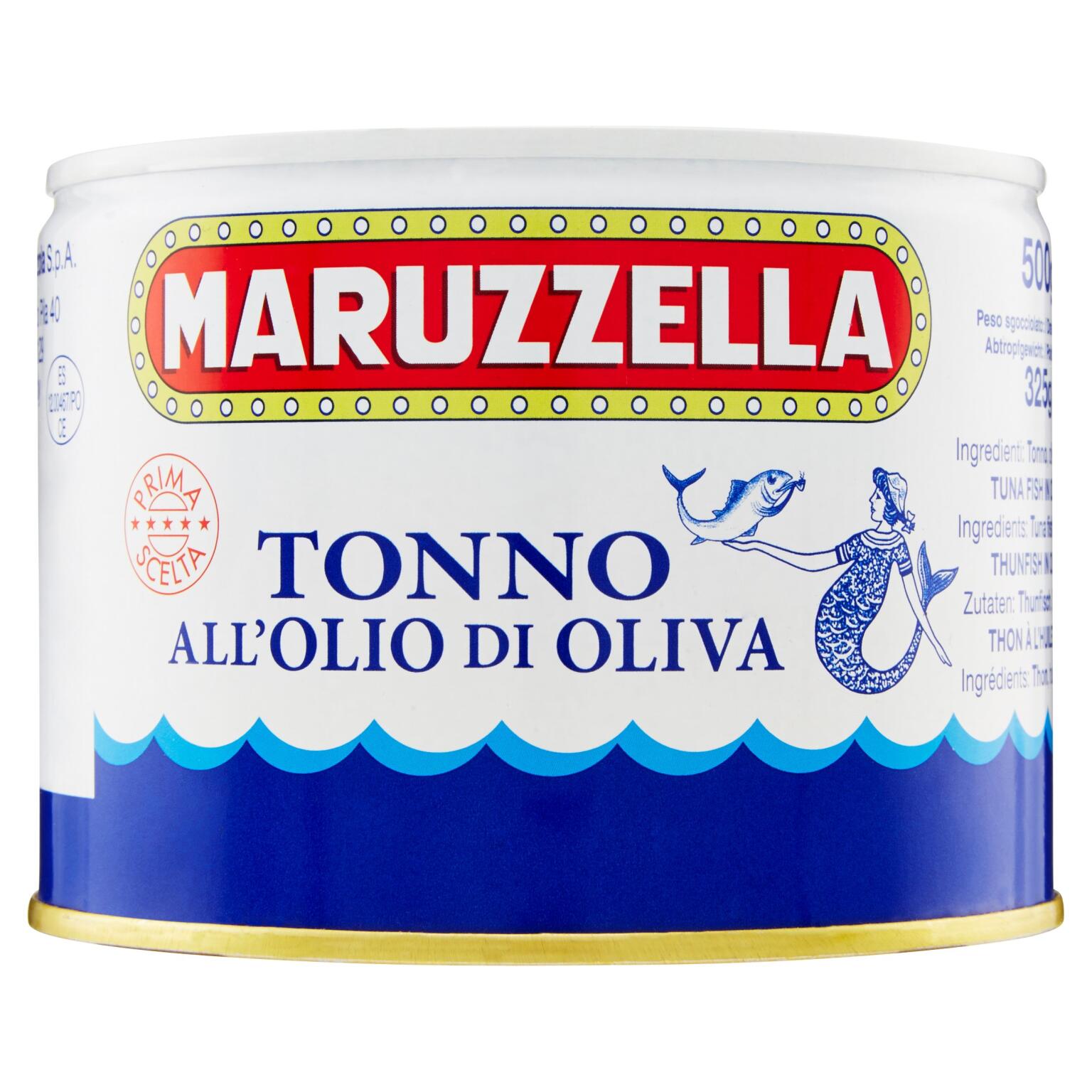 Tonno all'olio di oliva 500g Maruzzella