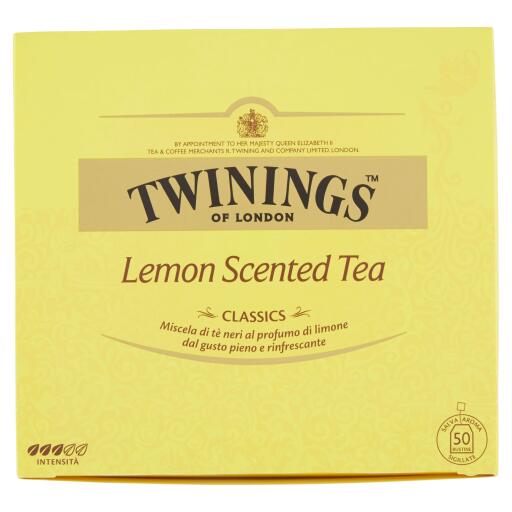 Twinings tè lemon scented classico 50 filtri