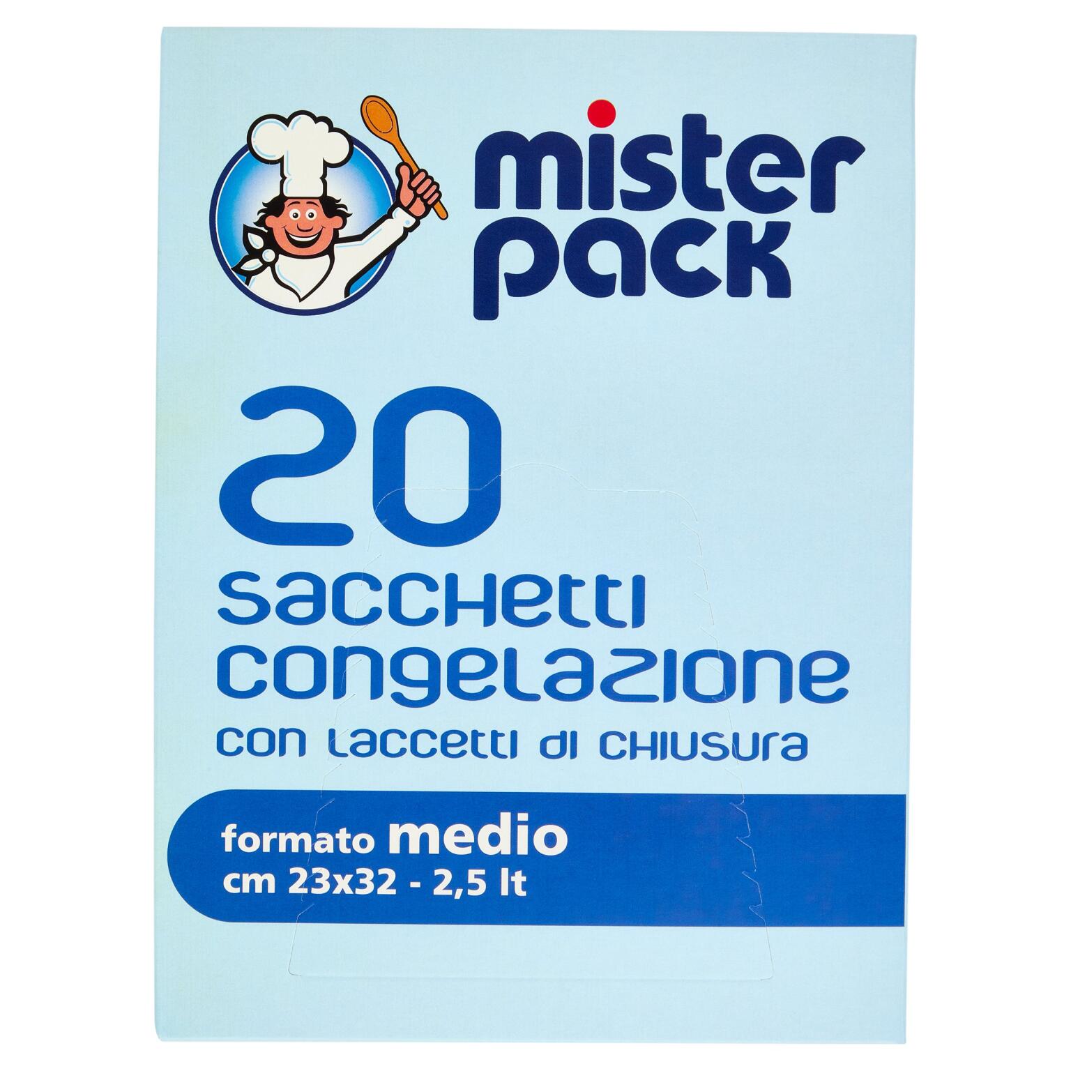 Sacchetti gelo medi 20 pezzi Misterpack