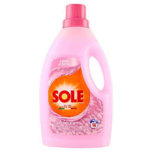 Detersivo liquido lana e delicati con balsamo ammorbidente 1L Sole