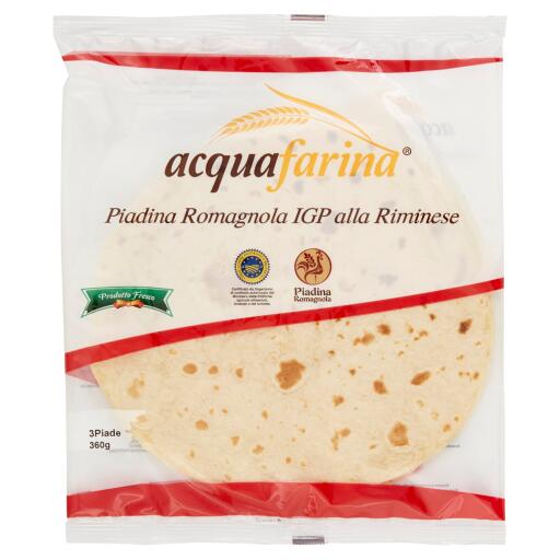 Piadina classica La Casereccia 360g Acquafarina 3 pezzi