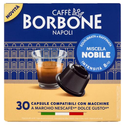 Capsule miscela Nobile compatibili Dolce Gusto 30 pezzi Caffe' Borbone