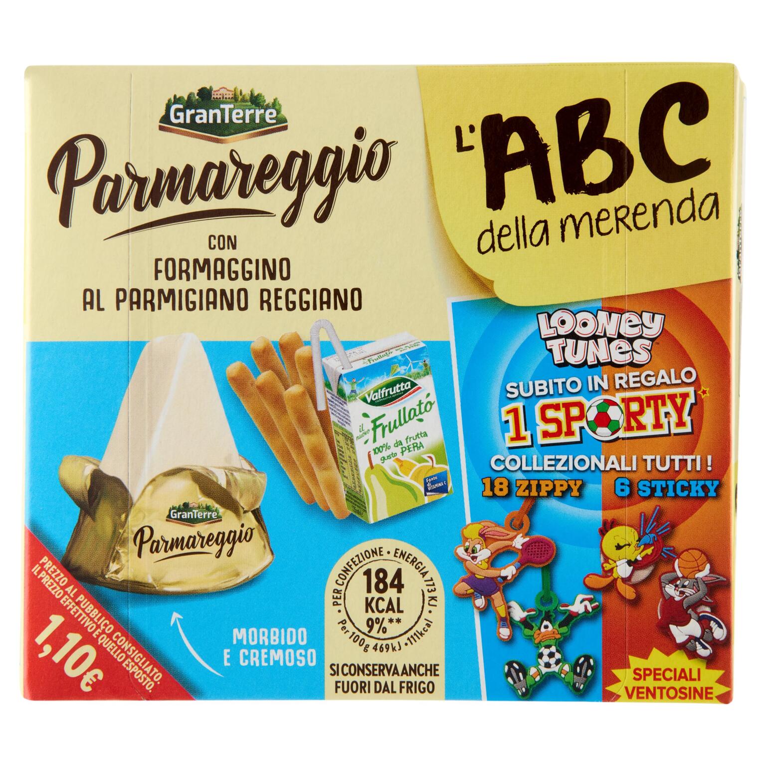 ABC della merenda Parmareggio formaggino
