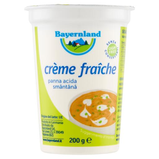Crème fraìche panna acida 200ml Bayernland