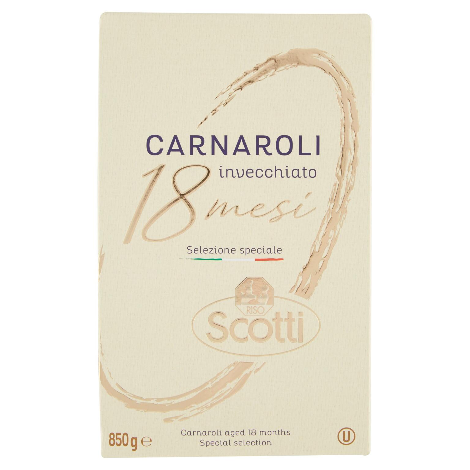 Riso carnaroli 18mesi 850g Scotti