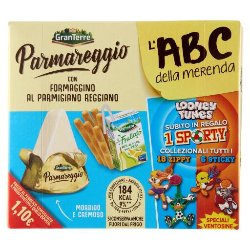 ABC della merenda Parmareggio formaggino