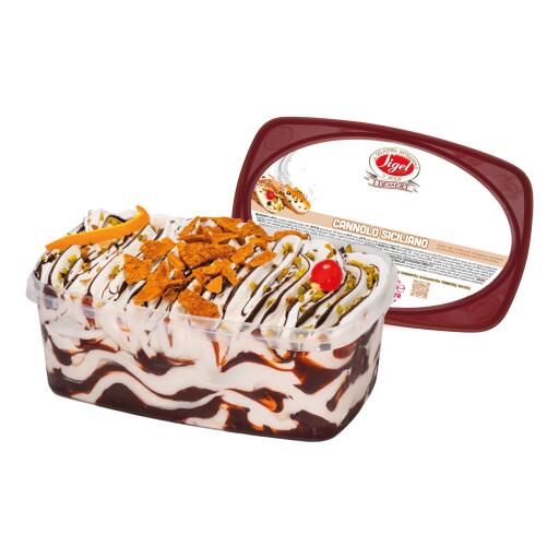 Gelato in vaschetta cannolo siciliano 1350g