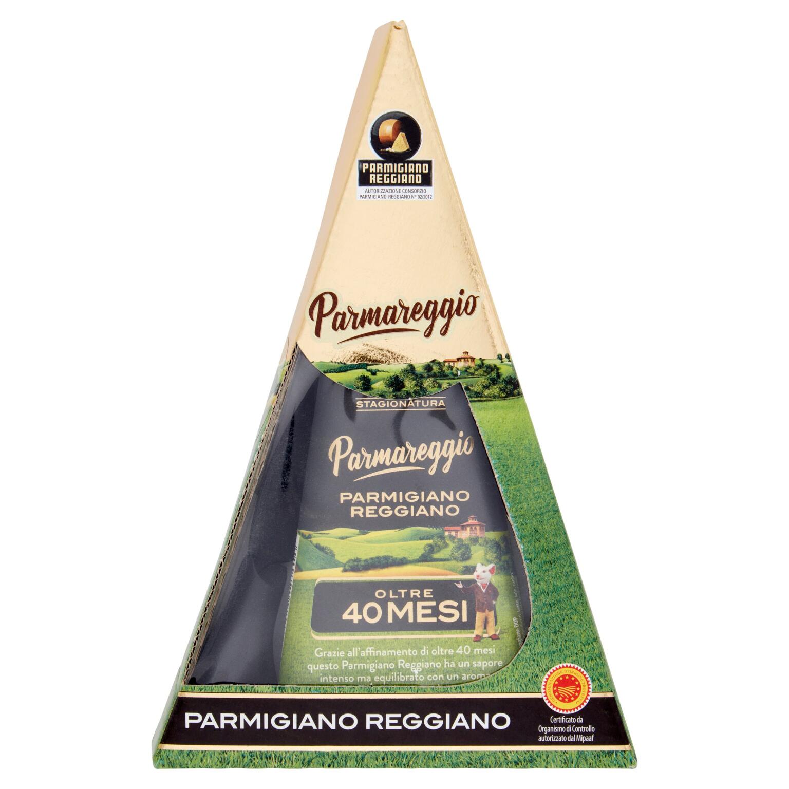 Confezione Natale Scrigno del Gusto, Parmigiano Reggiano 40 mesi 200g, più coltellino design