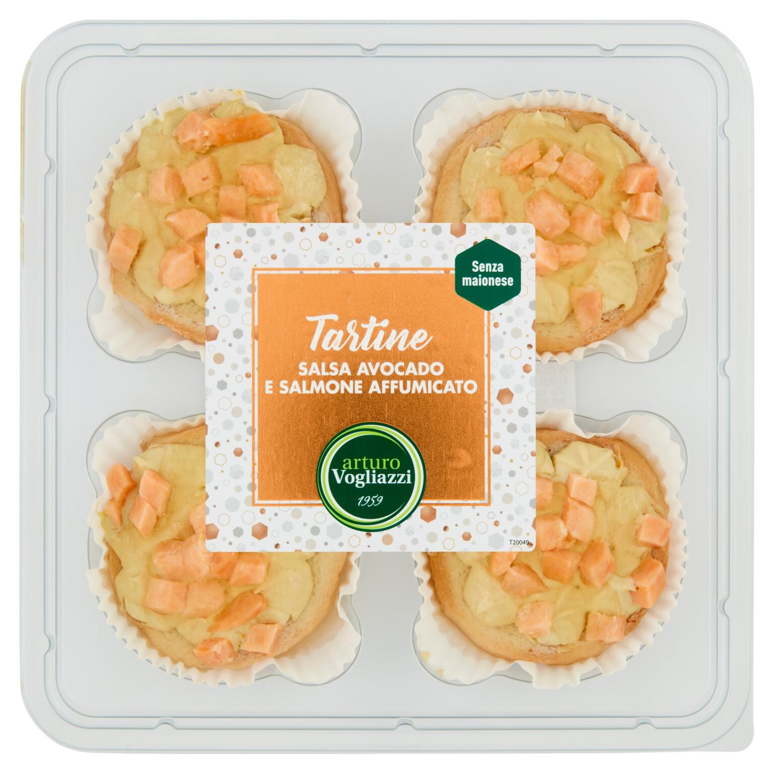 Tartine Tonde Avocado e Salmone affumicato 150g Arturo Vogliazzi