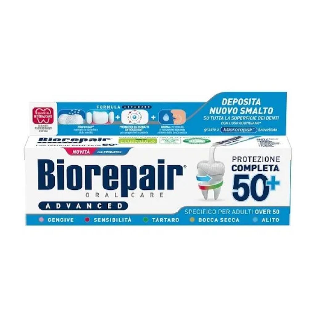 Dentifricio protezione completa 50+, 75ml Biorepair Advanced