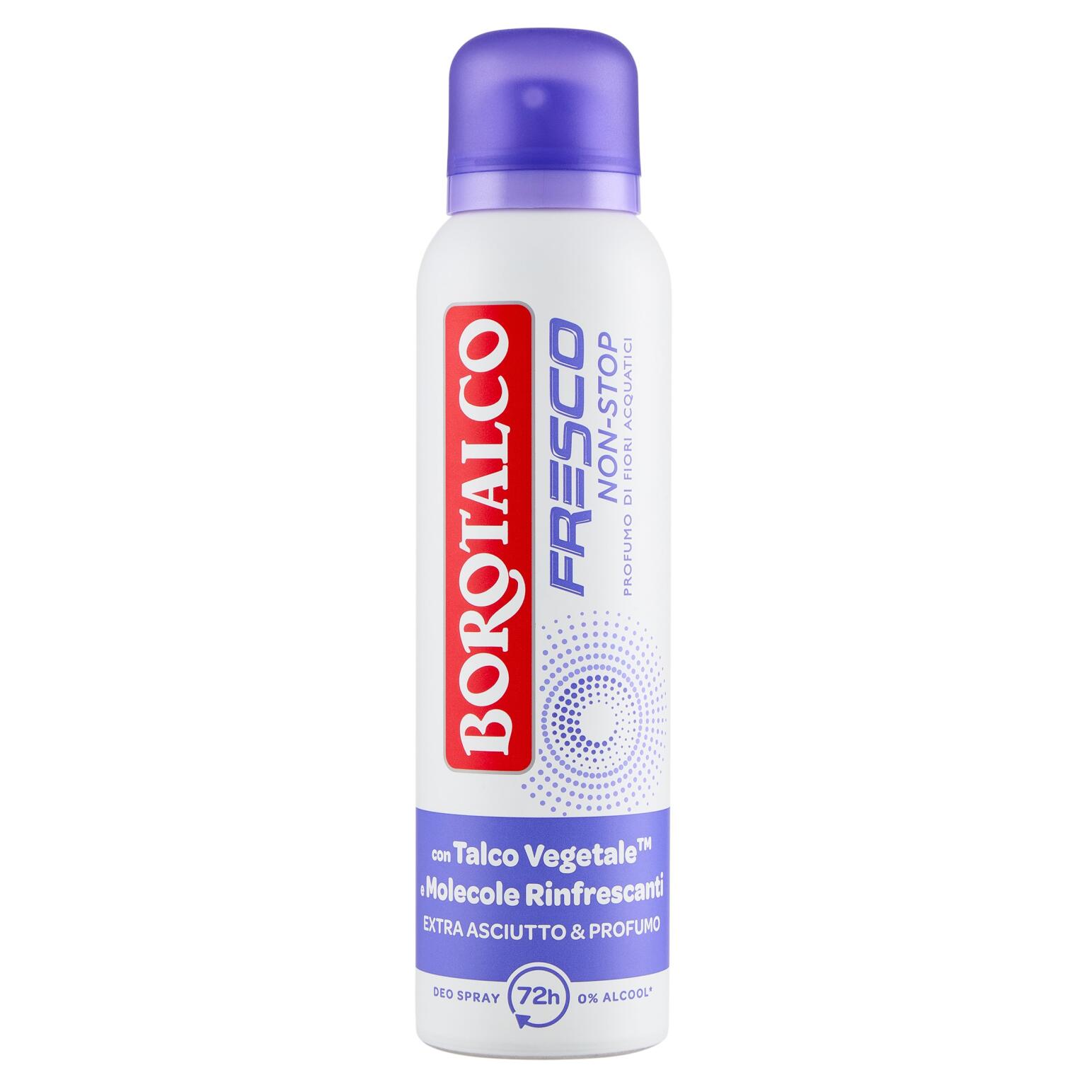 Deo Borotalco spray non stop fiori acquatici 150ml