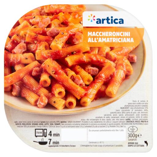 Maccheroni all'amatriciana 300g Artica