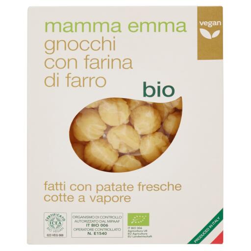 Gnocchi di patate farro BIO 350g Mamma Emma