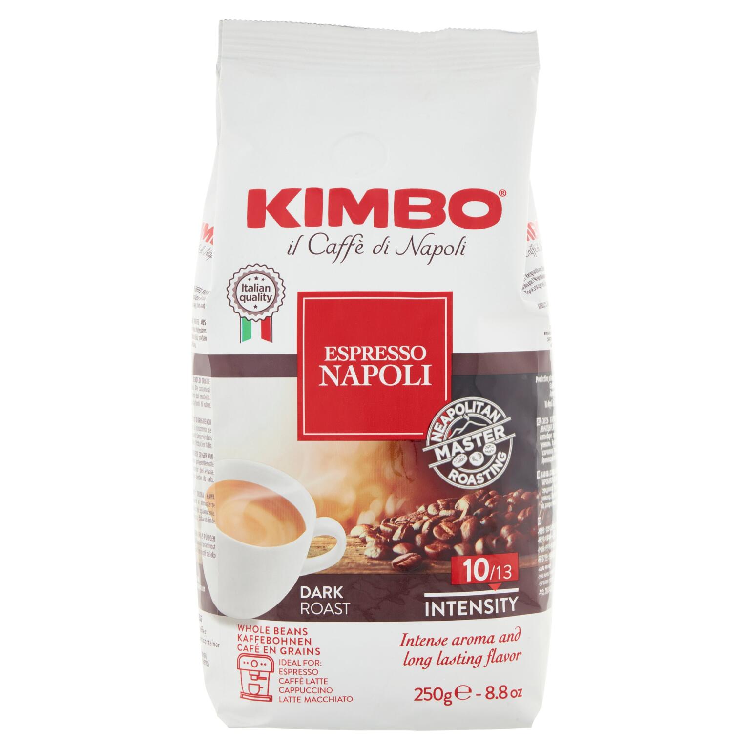 Caffè Kimbo in grani Napoli 250g