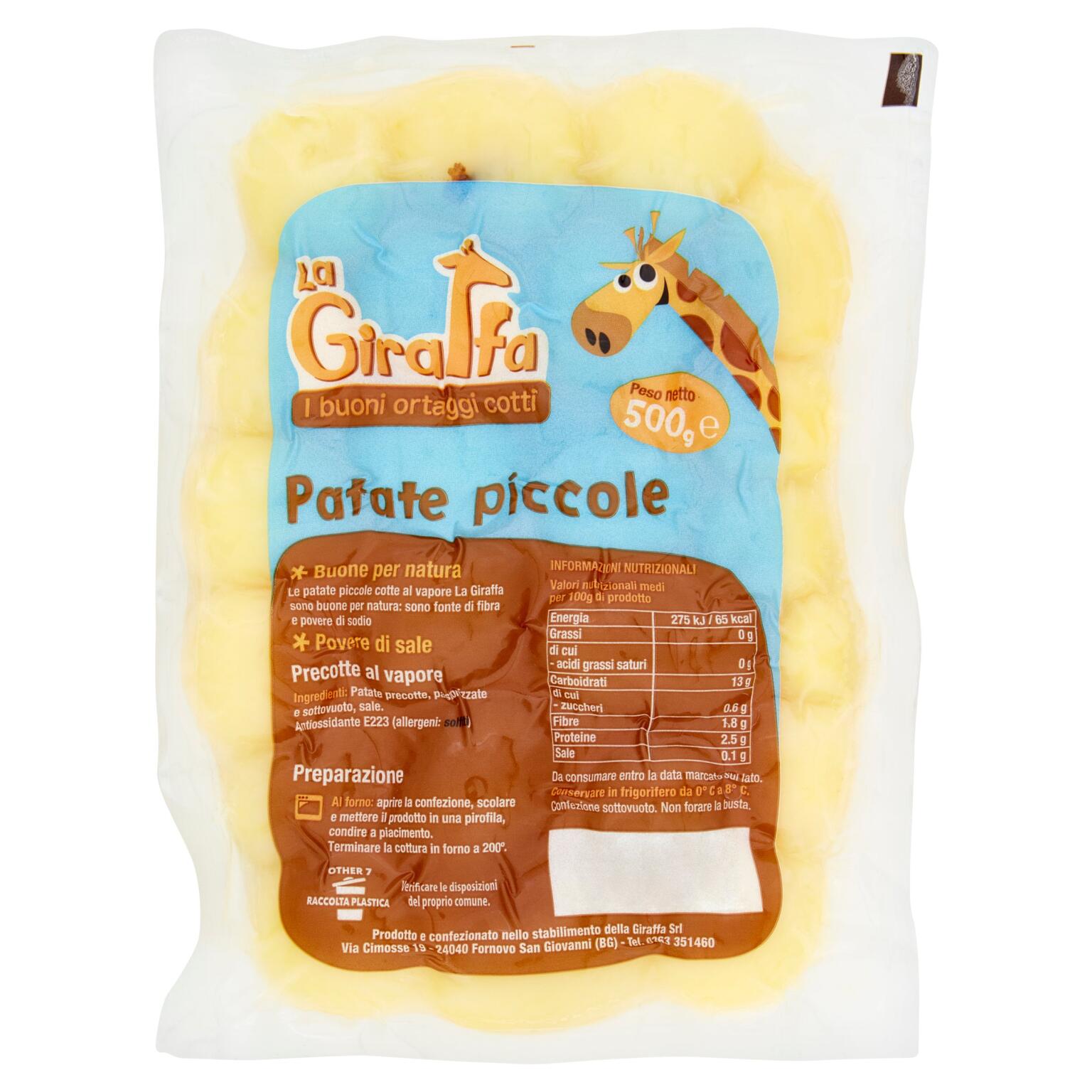 Patate al vapore 500g sottovuoto