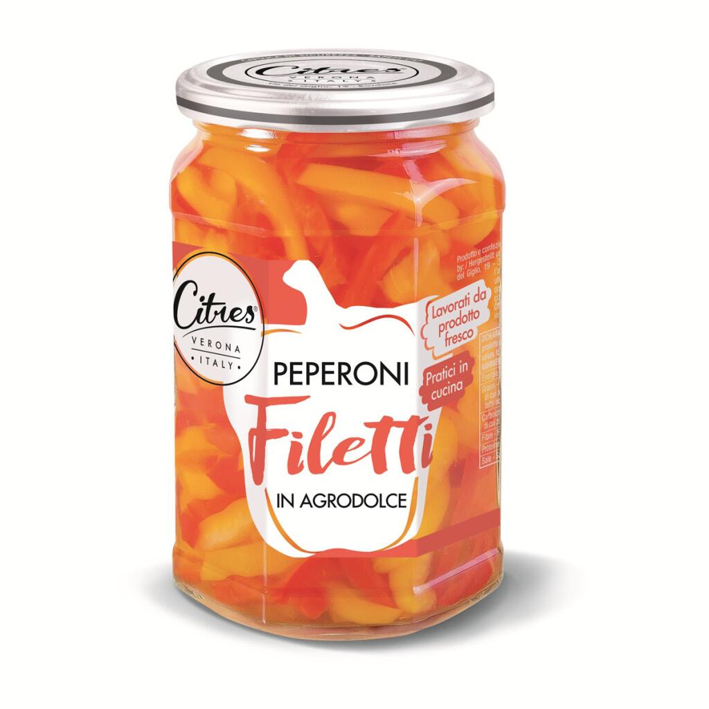 Peperono Filetti in Agrodolce 540g Citres