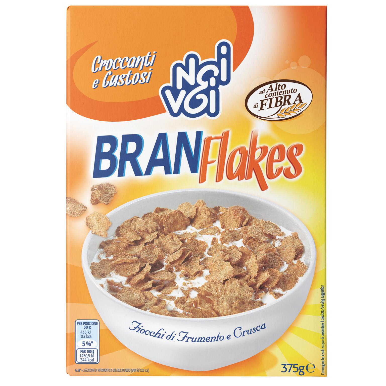 Bran flakes 375g Noi&Voi