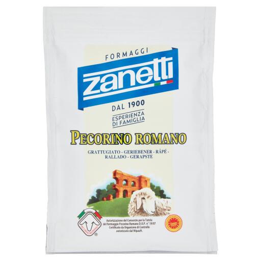 Pecorino Romano DOP grattugiato 100g Zanetti
