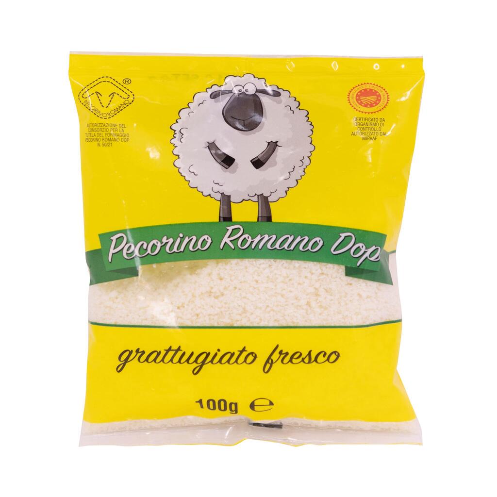 Pecorino Romano Dop grattugiato 100g Bergamaschi