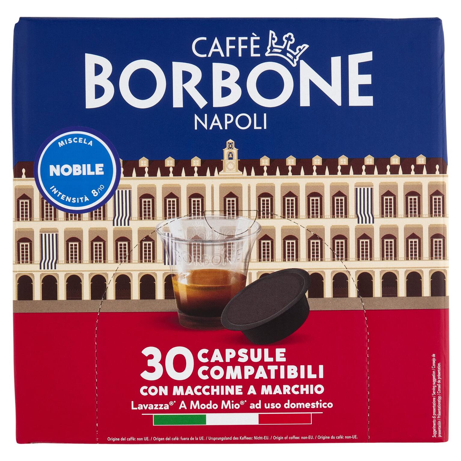 Capsule miscela Nobile compatibili a Modo Mio 30 pezzi Caffe'Borbone