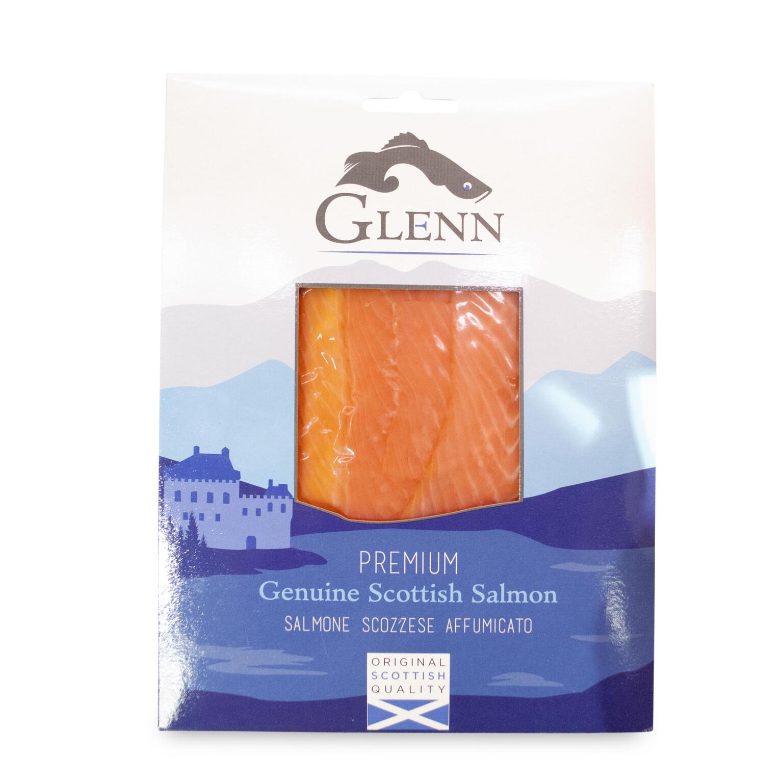 Salmone affumicato scozzese pochette 100g Gleen Premium