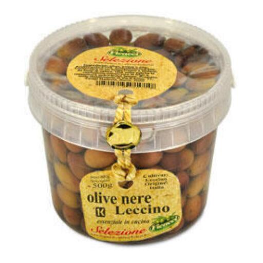 Olive Nere Leccino 500g Ficacci