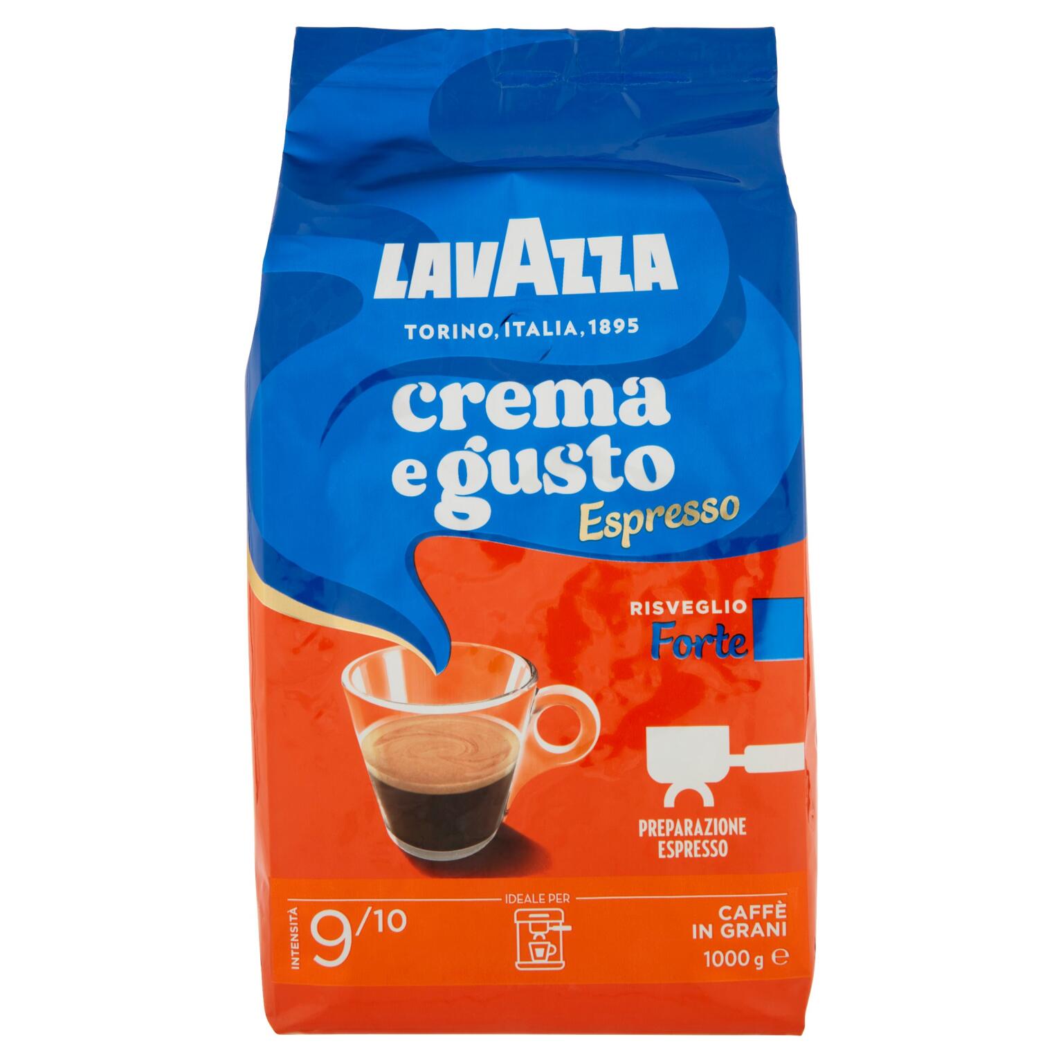Caffè Crema&Gusto Gusto Forte 1kg in grani Lavazza
