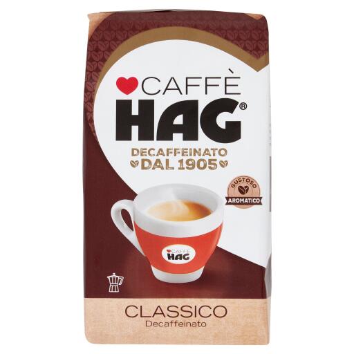 Caffè classico aroma intenso decaffeinato 250g Hag