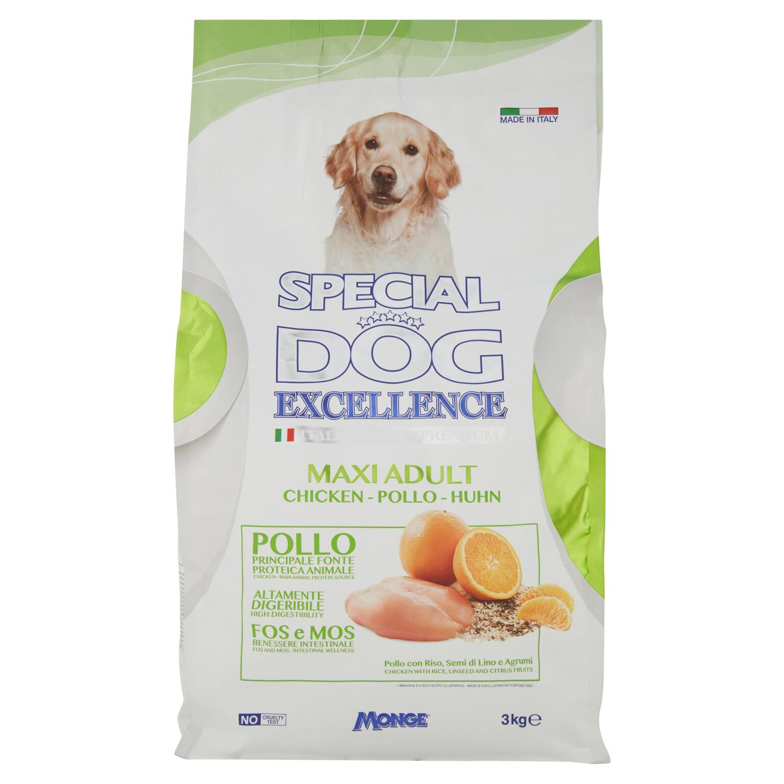 Crocchette excellence maxi 3kg Special Dog
