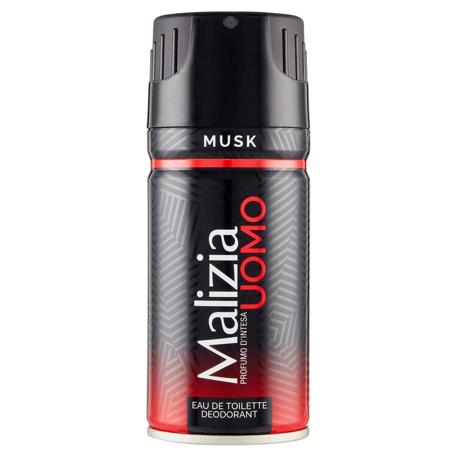 Deodorante uomo musk 150ml Malizia