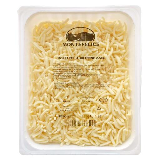 Mozzarella julienne 2,5kg Montefelice