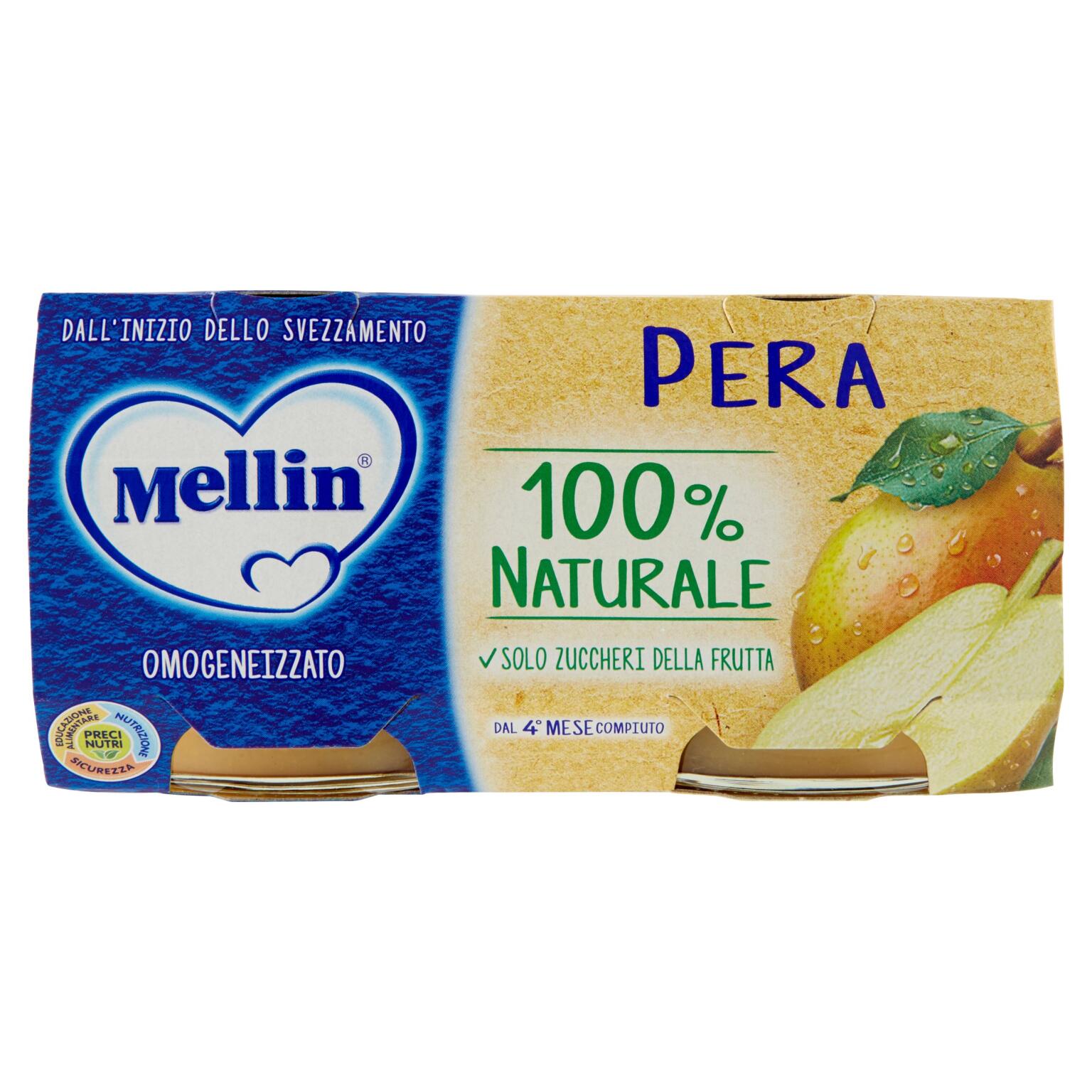 Omogeneizzato Pera 2x100g Mellin