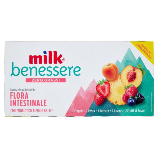 Yogurt equilibrio zero grassi 8x125g Milk