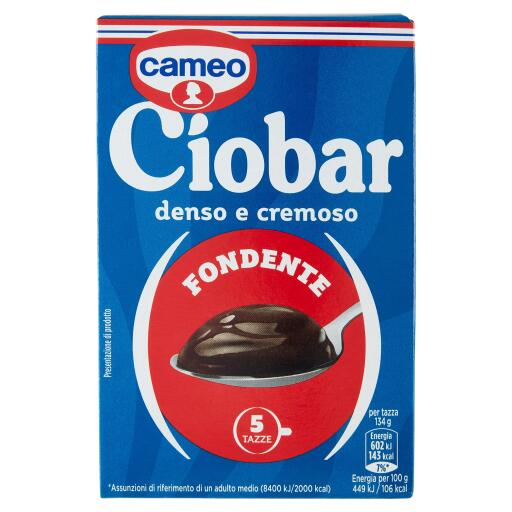 Ciobar denso e cremoso gusto fondente 5 buste 115g Cameo