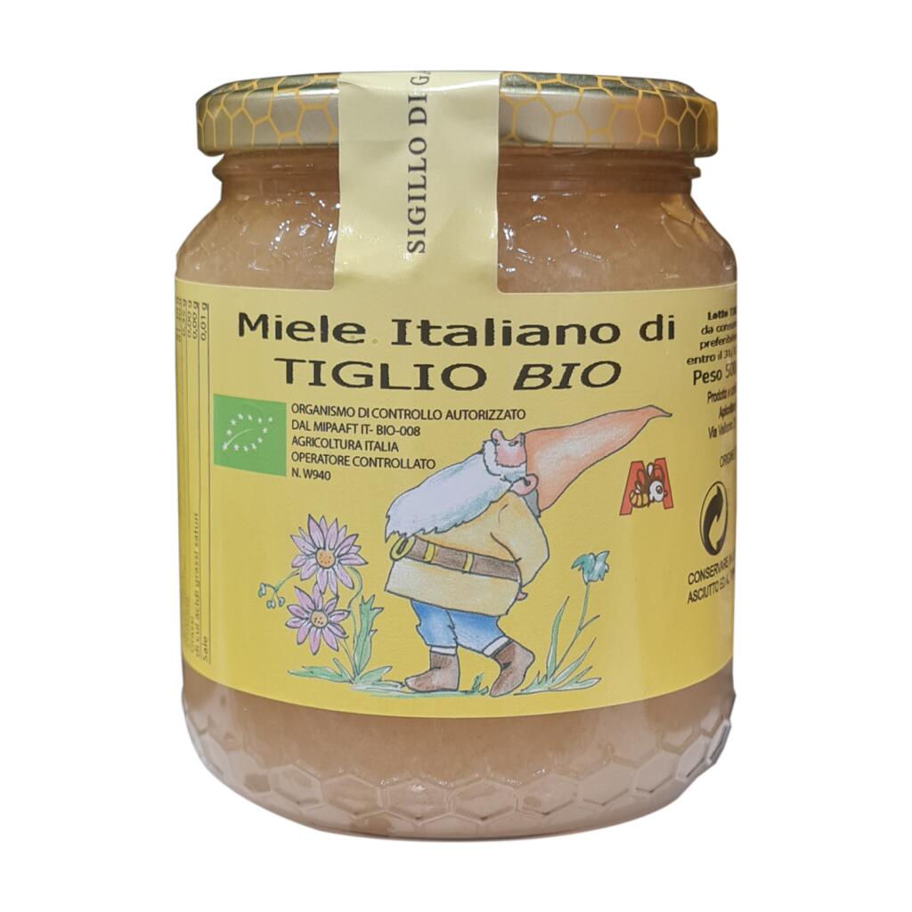 Miele tiglio biologico 500g italiano Apicoltura Re.Da.