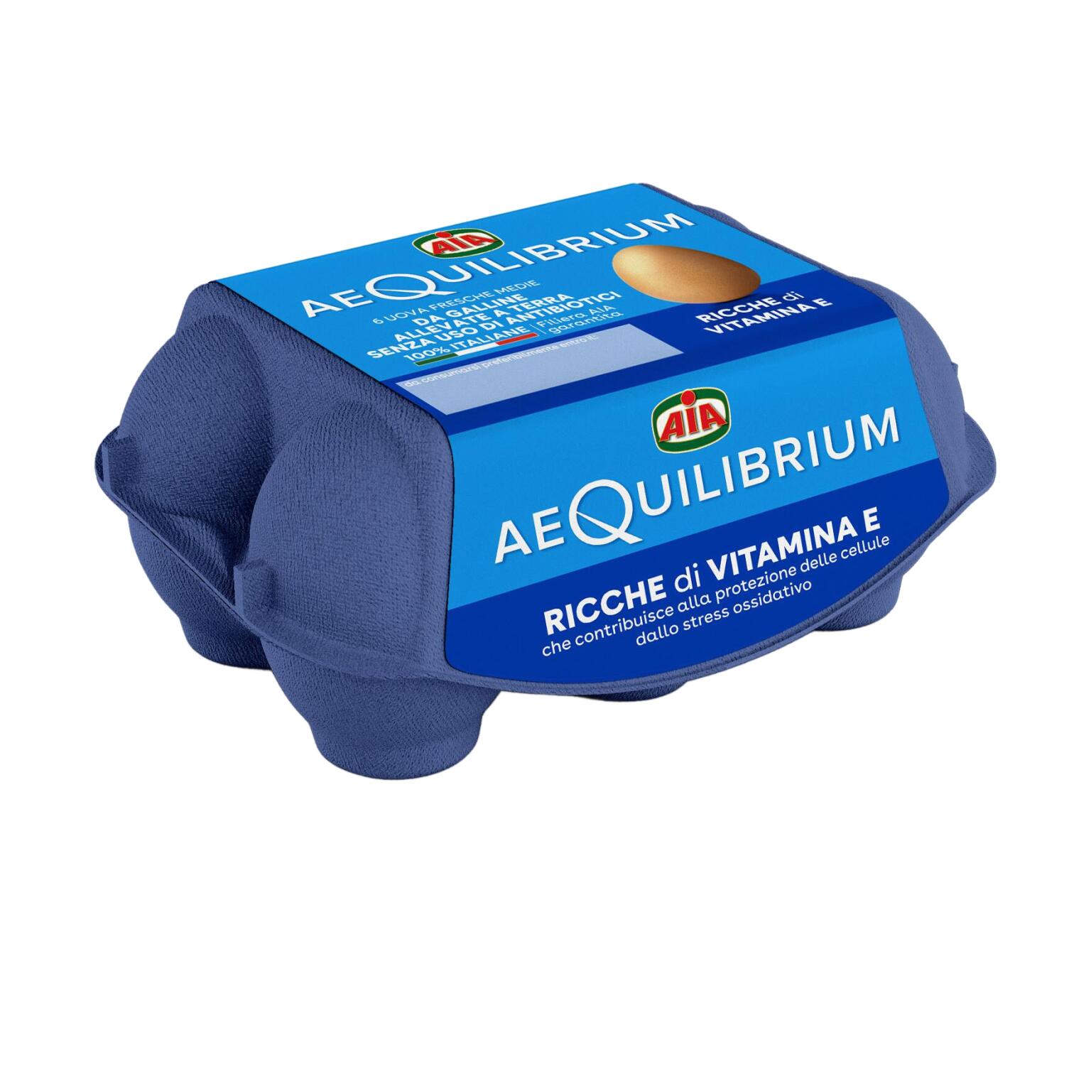 Uova da allevamento a terra senza uso di antibiotici confezione x 6